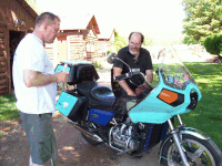 Repairing Geraldine, Pack Creek Ranch, Moab, UT