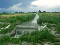 Irrigation Canal, Chimney Rock, NE