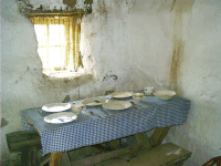 Soddy Interior, Gothenburg, NE - Flash